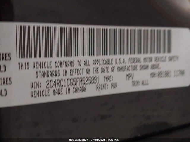2C4RC1CG5FR525891 Chrysler Town & Country Touring-l