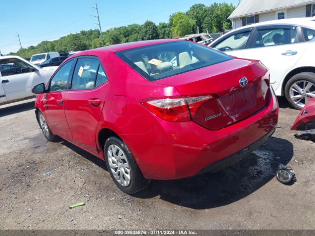 2T1BURHE0JC053676 Toyota COROLLA LE