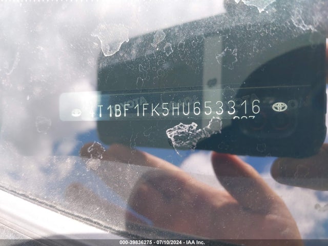 Toyota CAMRY XLE 2017 4T1BF1FK5HU653316 Image 9