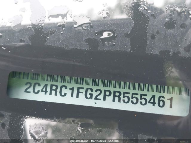 2C4RC1FG2PR555461 Chrysler Pacifica Touring