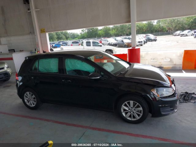 3VW217AU1FM019613 Volkswagen Golf Tsi S 4-door