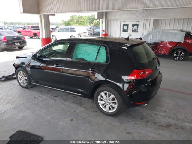 3VW217AU1FM019613 Volkswagen Golf Tsi S 4-door
