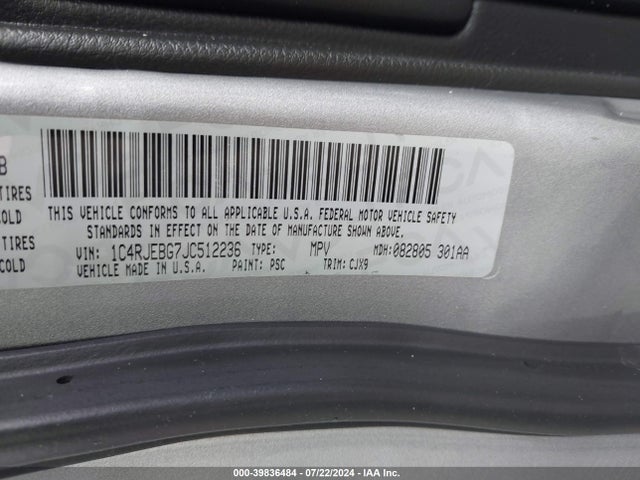 1C4RJEBG7JC512236 Jeep Grand Cherokee Limited 4x2