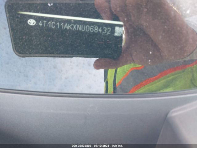 4T1C11AKXNU068432 Toyota CAMRY LE