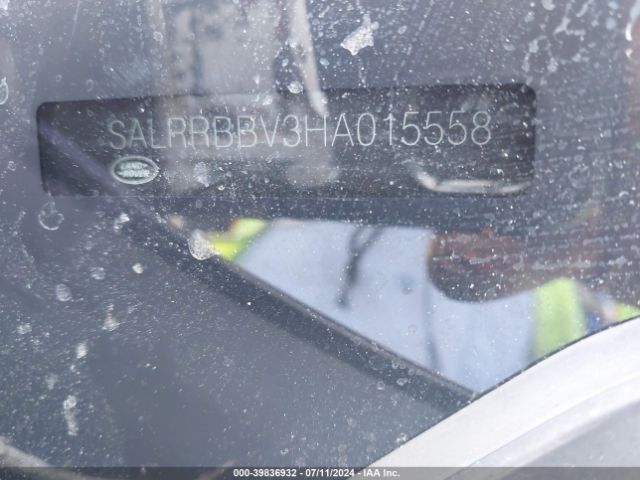 SALRRBBV3HA015558 Land Rover Discovery Hse