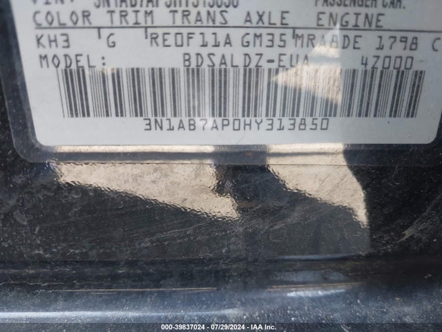 Nissan SENTRA SV 2017 3N1AB7AP0HY313850 Image 9