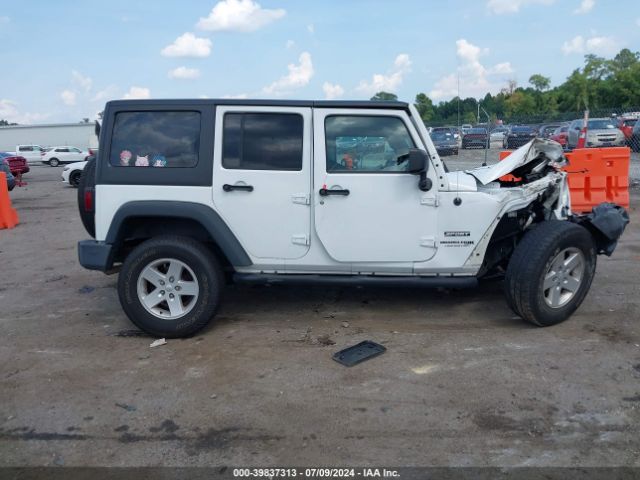 1C4BJWDG8JL860308 Jeep Wrangler Jk Unlimited Sport S 4x4