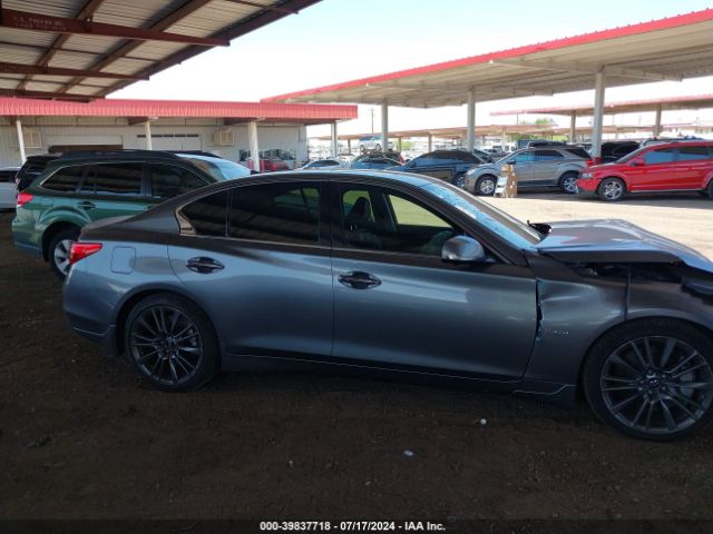 JN1FV7AP0GM420248 Infiniti Q50 3.0t Red Sport 400