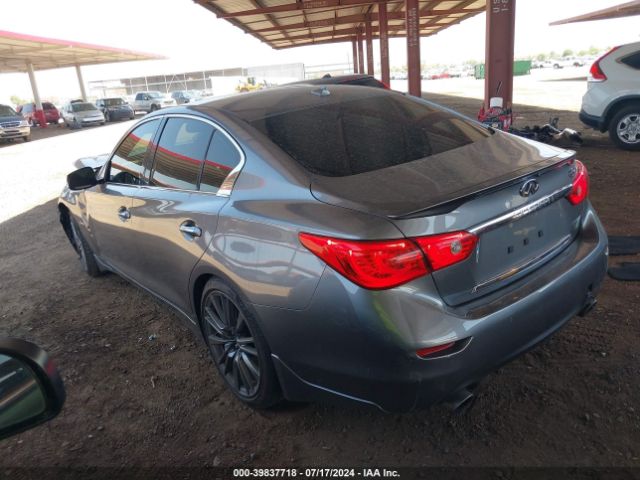 JN1FV7AP0GM420248 Infiniti Q50 3.0t Red Sport 400
