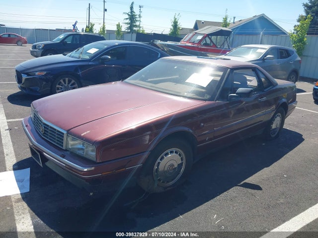 1987 CADILLAC ALLANTE 1G6VR3177HU101178 Photo 1