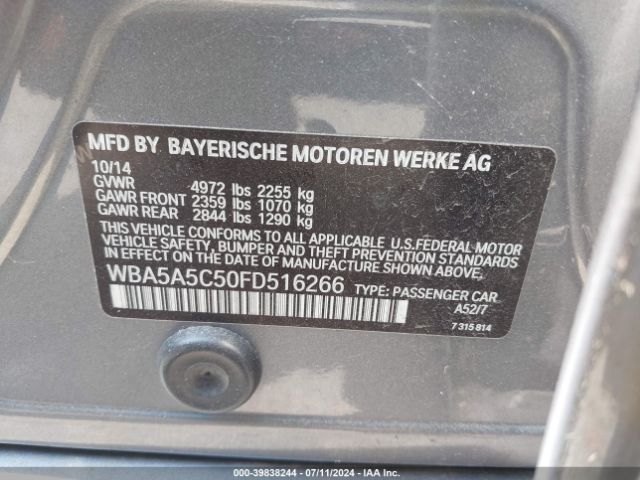 WBA5A5C50FD516266 BMW 5 Series 528i
