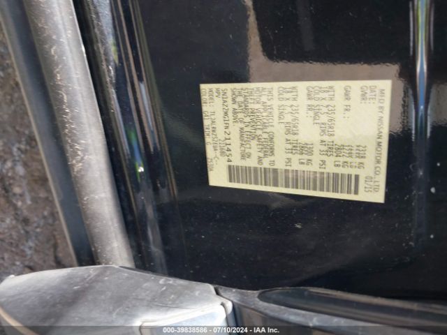 5N1AZ2MG1FN211454 Nissan MURANO SL
