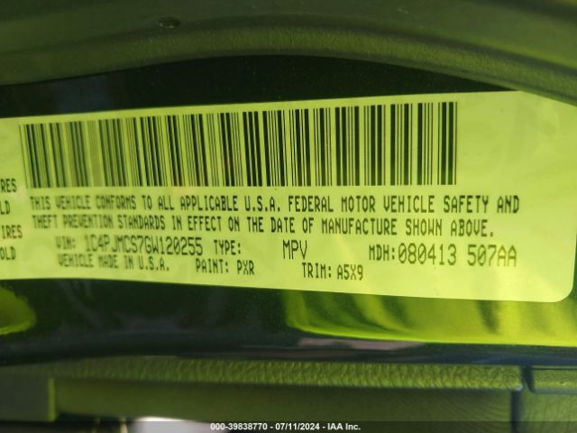 1C4PJMCS7GW120255 Jeep Cherokee Latitude