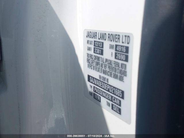 SAJWA0ES0EPU21685 Jaguar Xf I4 T