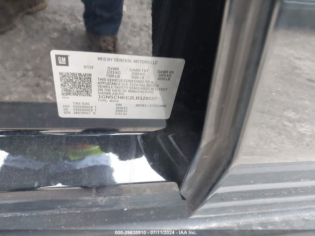 Chevrolet Suburban 2wd Lt 2020 1GNSCHKC2LR128527 Image 9