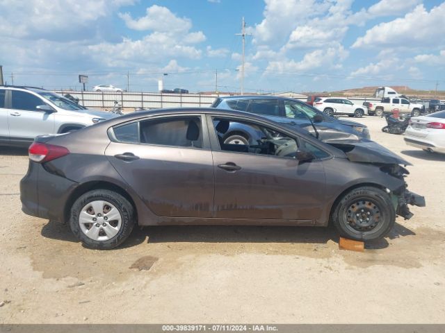 3KPFL4A73HE013302 KIA FORTE LX