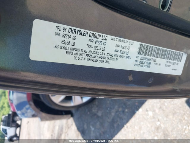 Dodge Charger Se 2014 2C3CDXBG6EH124625 Image 9