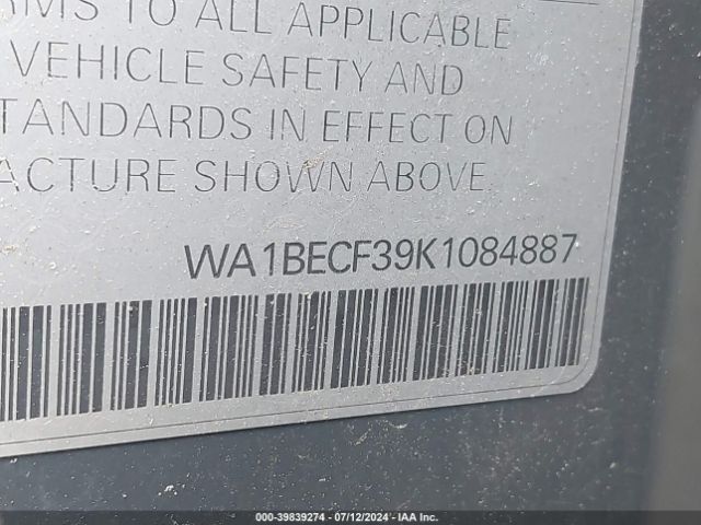 WA1BECF39K1084887 Audi Q3 2.0t Premium