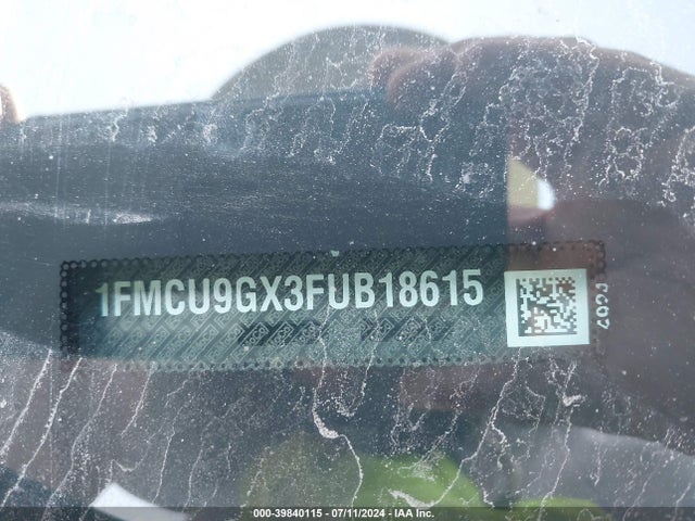 Ford ESCAPE SE 2015 1FMCU9GX3FUB18615 Image 9