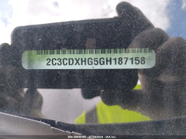Dodge Charger Sxt 2016 2C3CDXHG5GH187158 Image 9