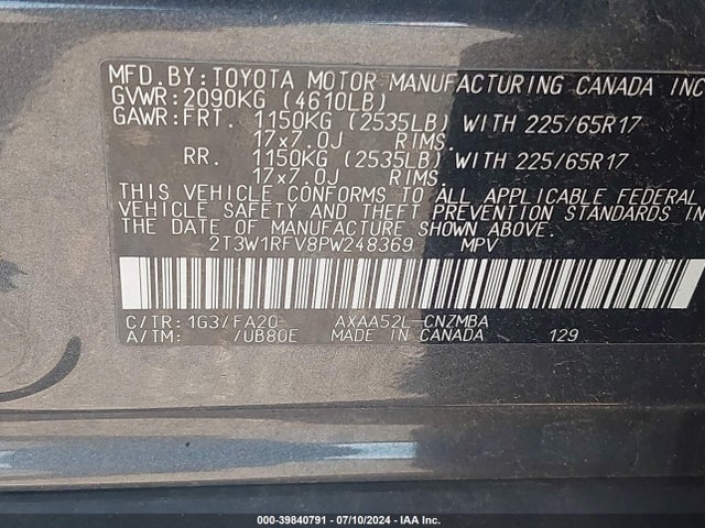 Toyota Rav4 Xle 2023 2T3W1RFV8PW248369 Image 9