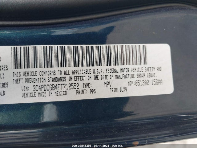 Dodge Journey Crossroad 2015 3C4PDCGB4FT712552 Image 9