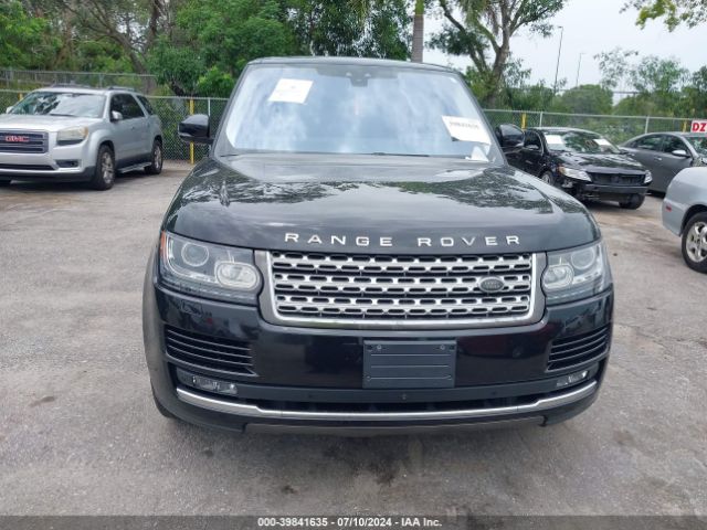 SALGS2FVXHA361953 Land Rover Range Rover 3.0l V6 Supercharged Hse