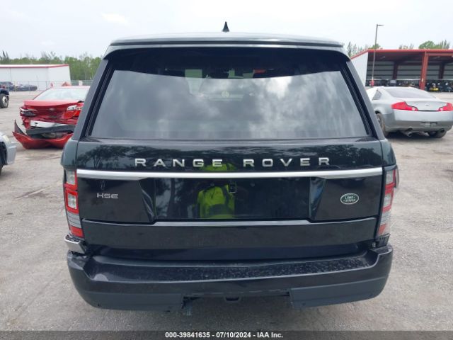 SALGS2FVXHA361953 Land Rover Range Rover 3.0l V6 Supercharged Hse