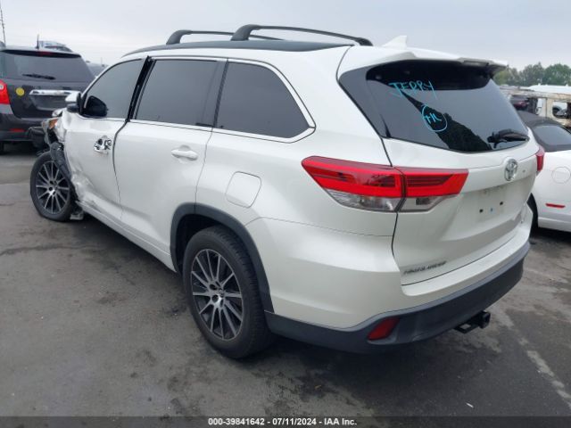 5TDKZRFHXJS542883 Toyota Highlander Se