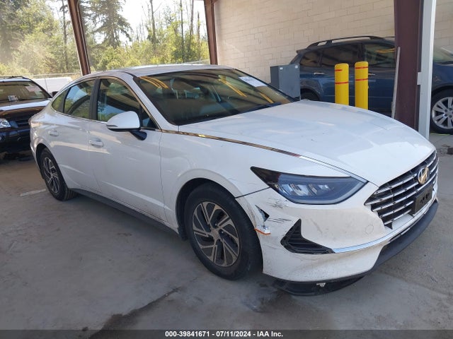 Hyundai Sonata Blue 2021 KMHL24JJXMA017020 Image 1