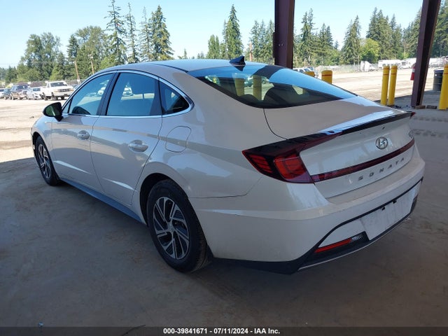 Hyundai Sonata Blue 2021 KMHL24JJXMA017020 Image 3