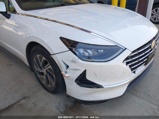 Hyundai Sonata Blue 2021 KMHL24JJXMA017020 Image 6