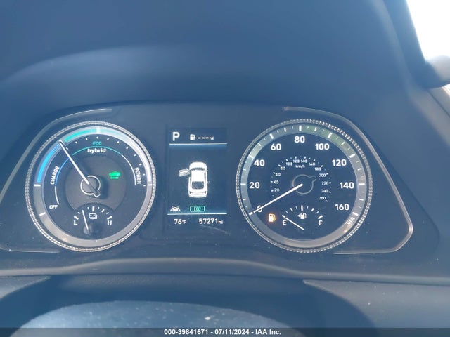 Hyundai Sonata Blue 2021 KMHL24JJXMA017020 Image 7