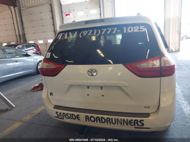 5TDKK3DC4FS568783 Toyota Sienna Le 8 Passenger