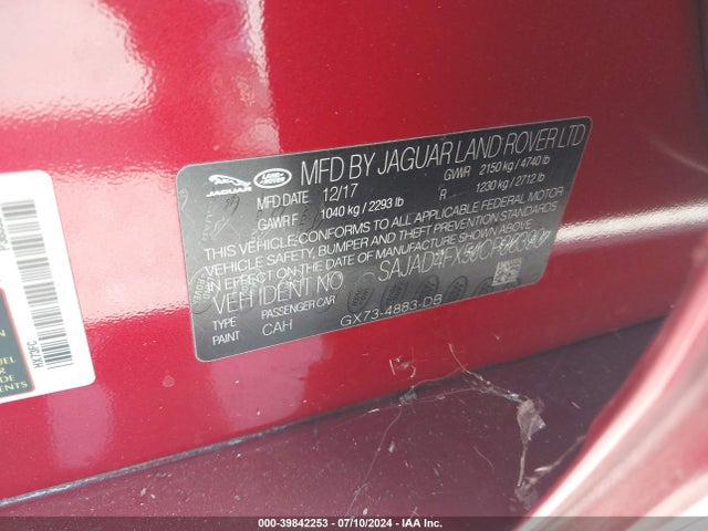 2018 JAGUAR XE SAJAD4FX5JCP36390 Photo 8