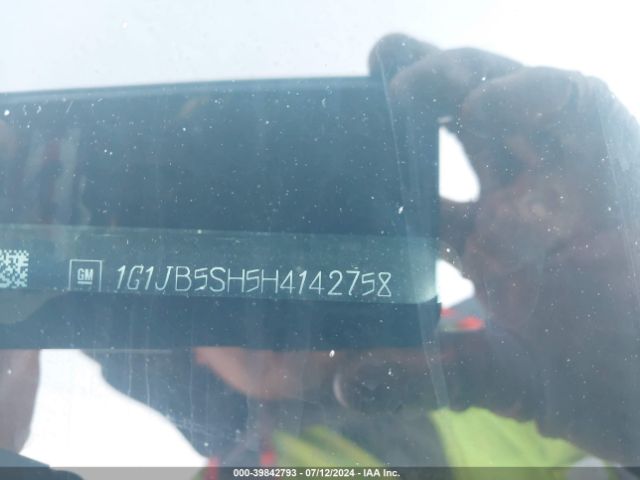 1G1JB5SH5H4142758 Chevrolet Sonic Ls Auto