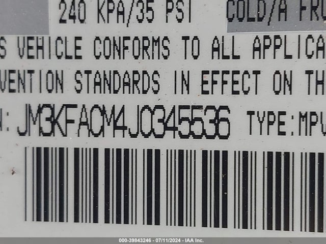 Mazda Cx-5 Touring 2018 JM3KFACM4J0345536 Image 9