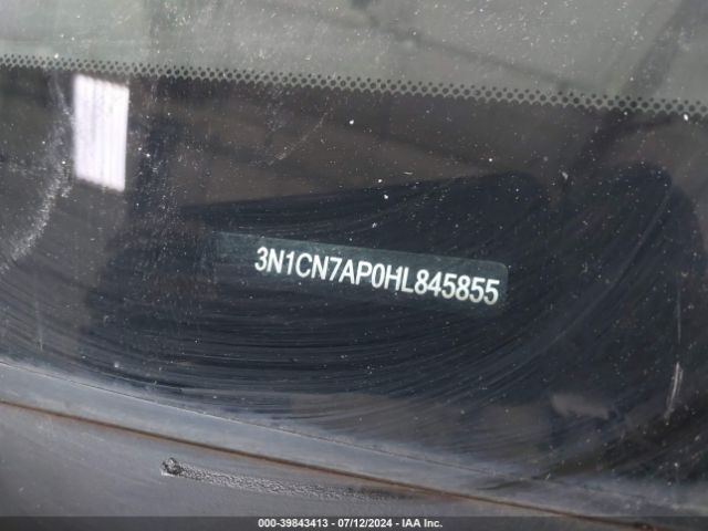 3N1CN7AP0HL845855 Nissan Versa 1.6 S+
