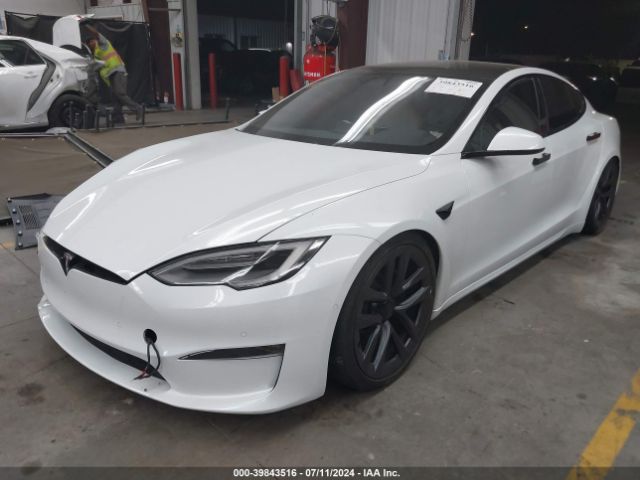2021 TESLA MODEL S 5YJSA1E6XMF432160 Photo 1