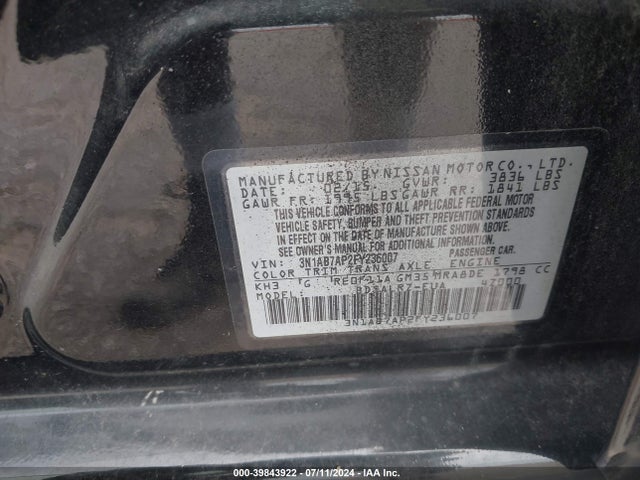 Nissan SENTRA SR 2015 3N1AB7AP2FY236007 Image 9