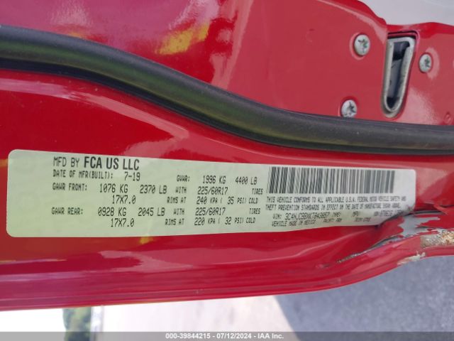 3C4NJCBBXKT843857 Jeep Compass Latitude Fwd