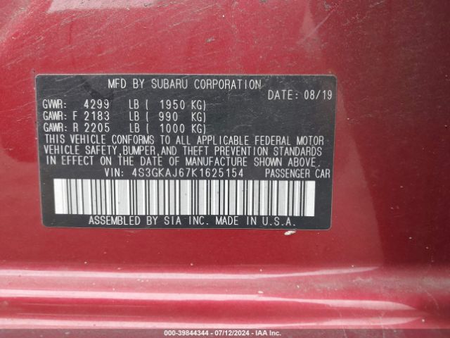 4S3GKAJ67K1625154 Subaru Impreza 2.0i Sport