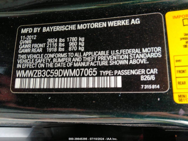 2013 MINI COUNTRYMAN WMWZB3C59DWM07065 Photo 8