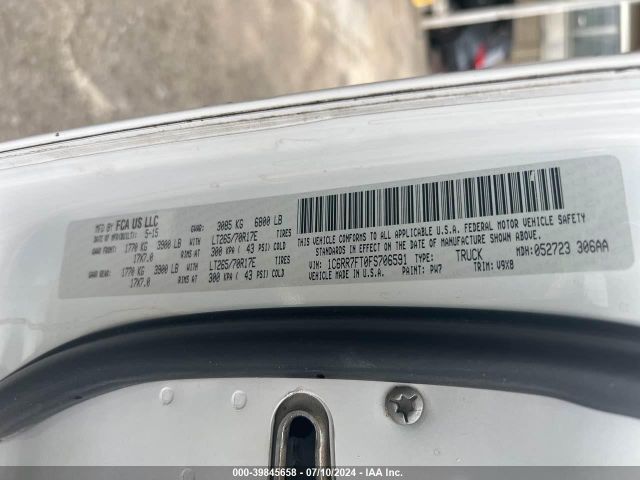 1C6RR7FT0FS706591 RAM 1500 St