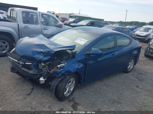 Hyundai ELANTRA SE 2014 KMHDH4AE2EU164017 Image 2