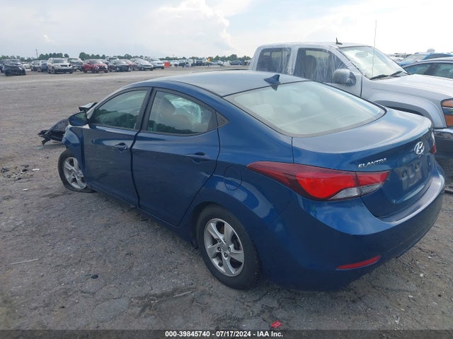 Hyundai ELANTRA SE 2014 KMHDH4AE2EU164017 Image 3