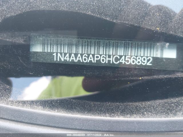 1N4AA6AP6HC456892 Nissan Maxima 3.5 Sl