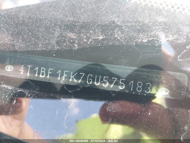 Toyota CAMRY XLE 2016 4T1BF1FK7GU575183 Image 9