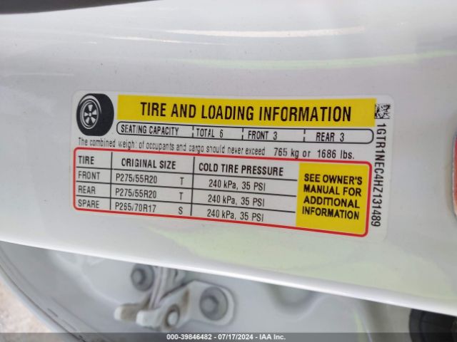 1GTR1NEC4HZ131489 GMC Sierra 1500 Slt