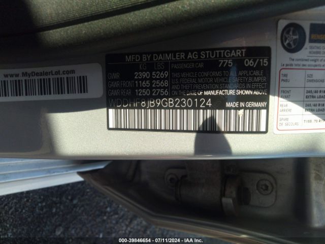 WDDHF8JB9GB230124 Mercedes-Benz E 350 4matic